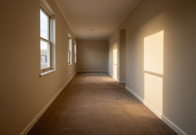 Restored living room in Paradise Beach after flood restoration